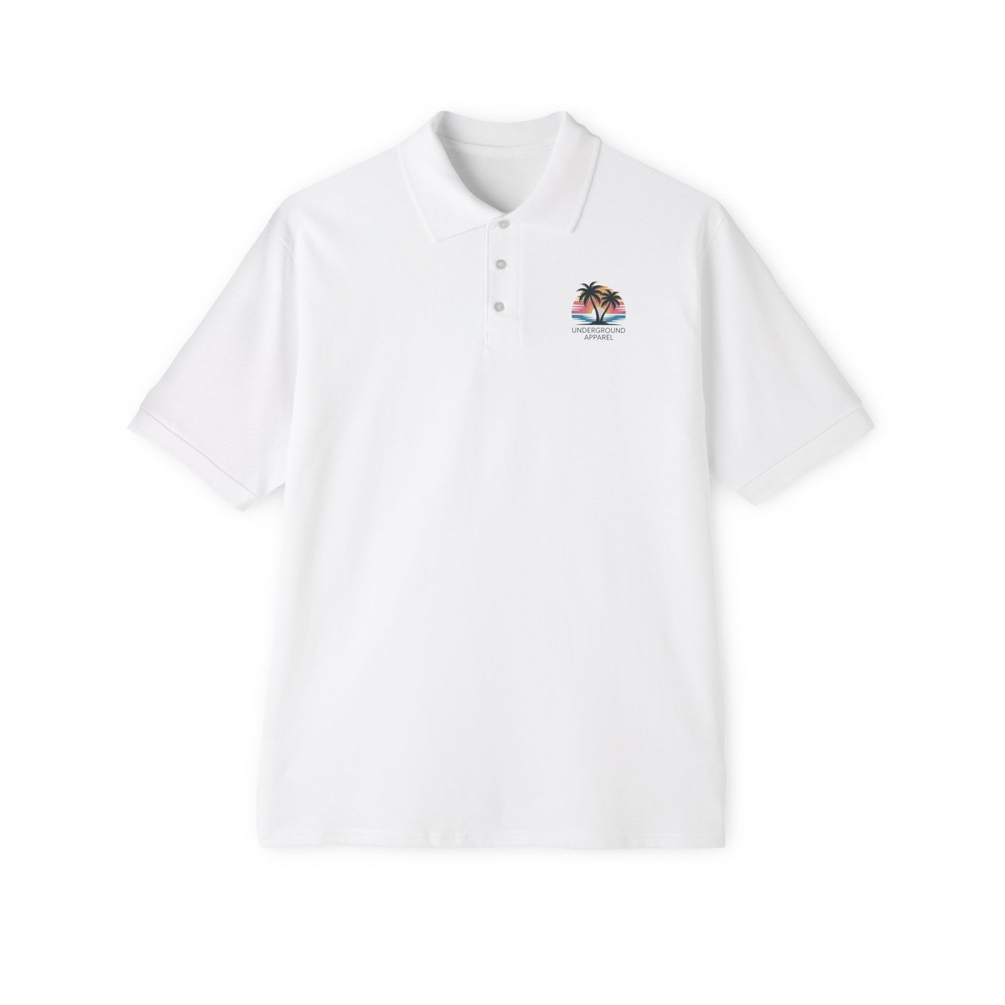 Underground Apparel Polo with Tropical Design