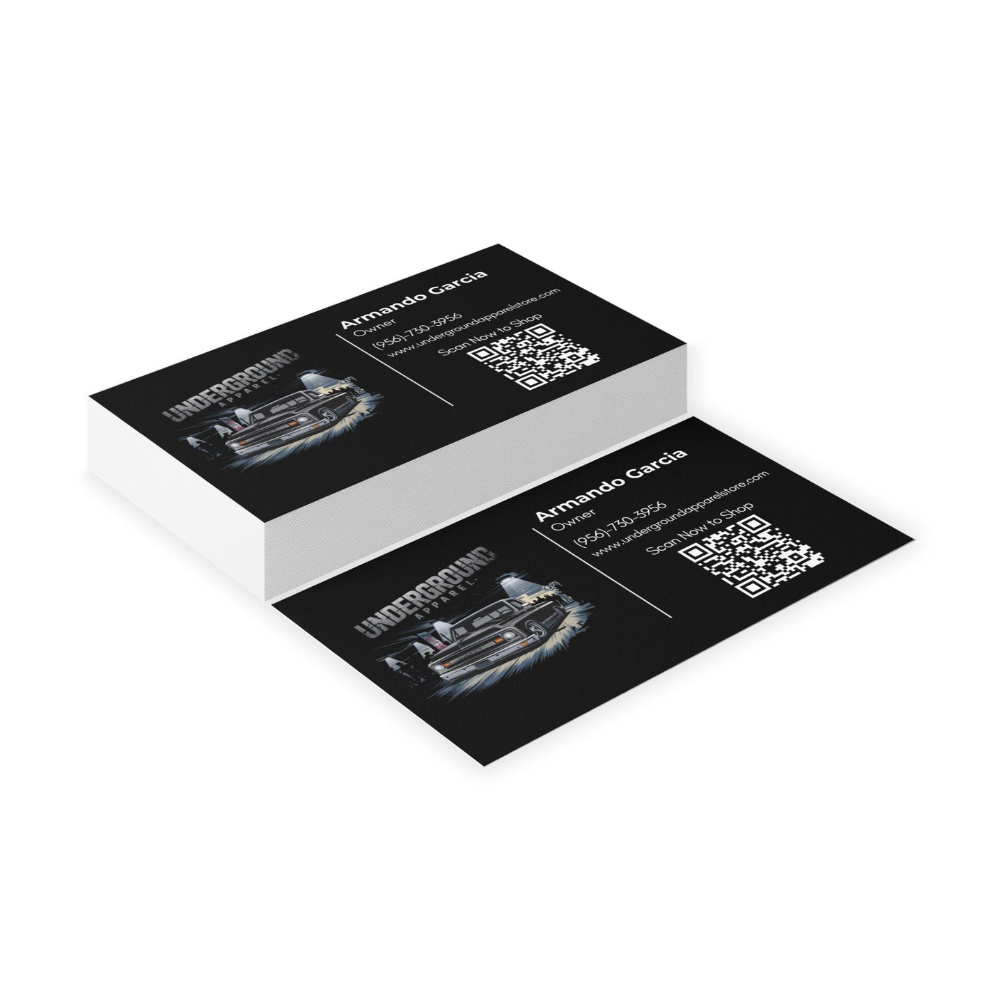 Underground Apparel Business Cards