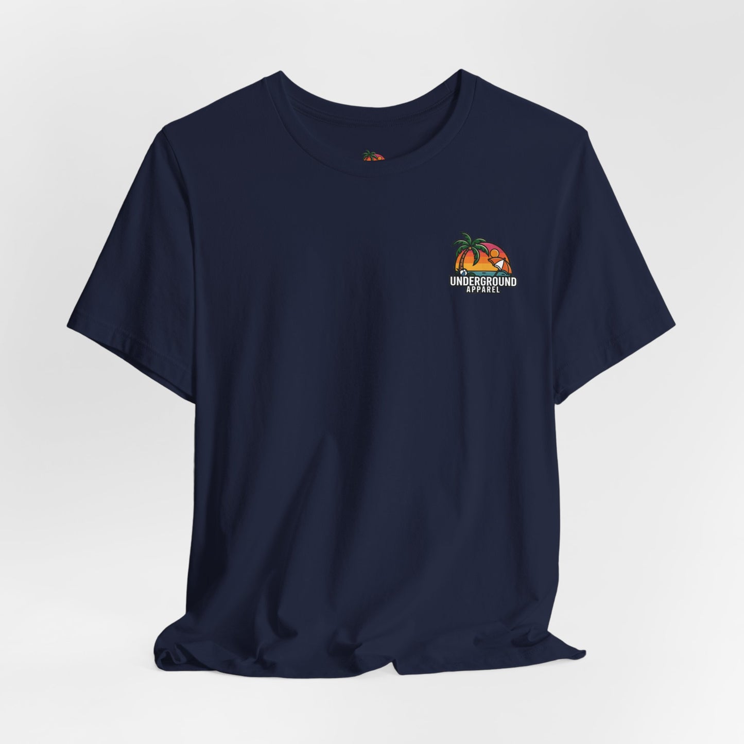 Classic Sunset Car Tee — "Underground Apparel" Tropical Streetwear CTS