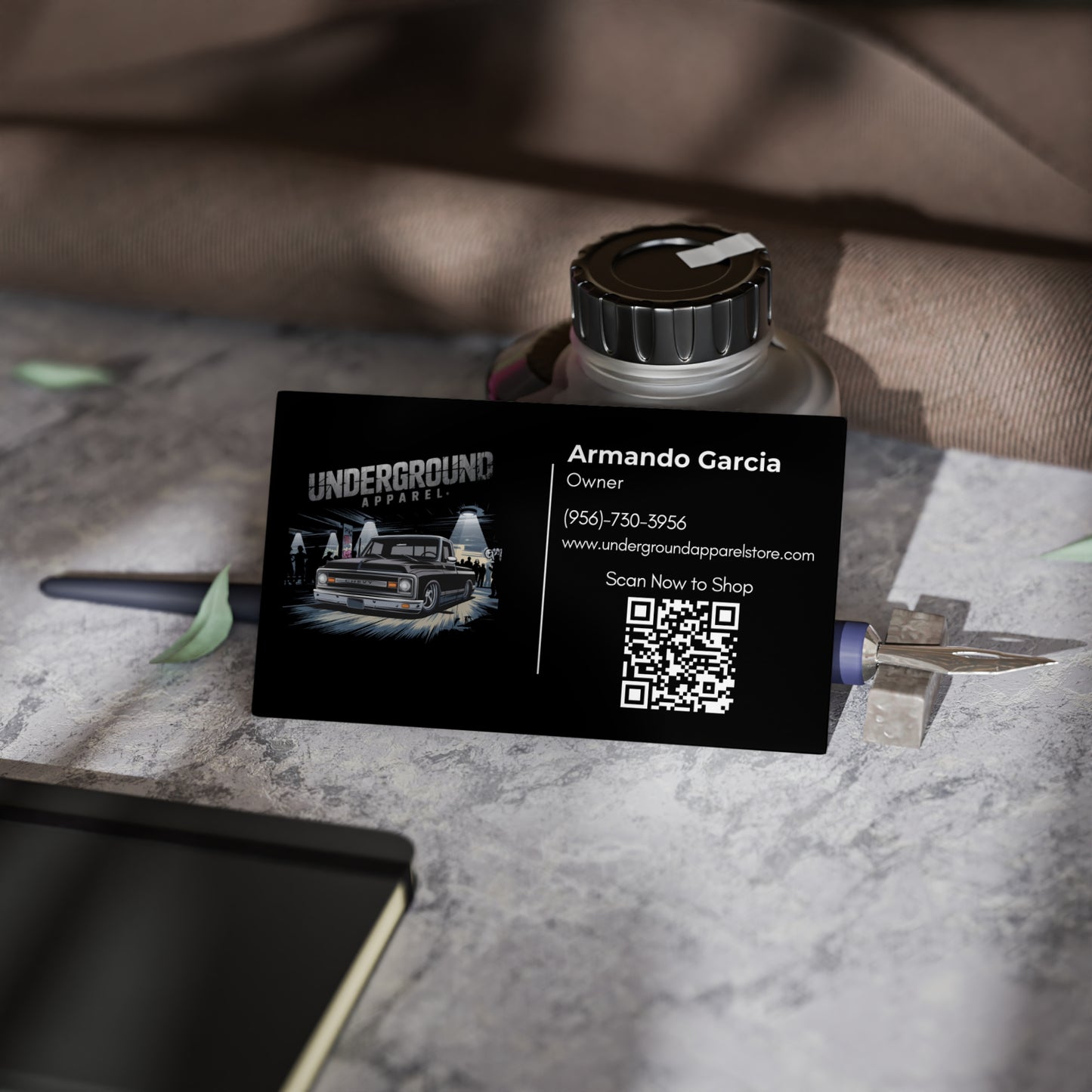Underground Apparel Business Cards