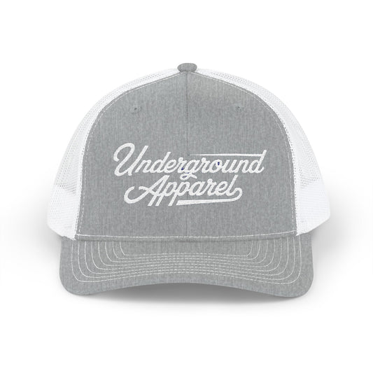 Embroidered Trucker Cap — "Underground Apparel" Snapback