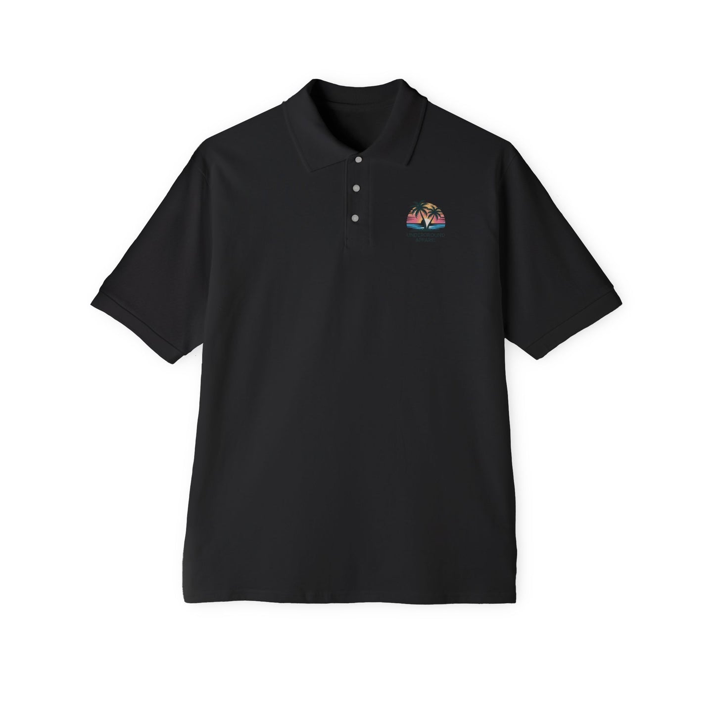 Underground Apparel Polo with Tropical Design