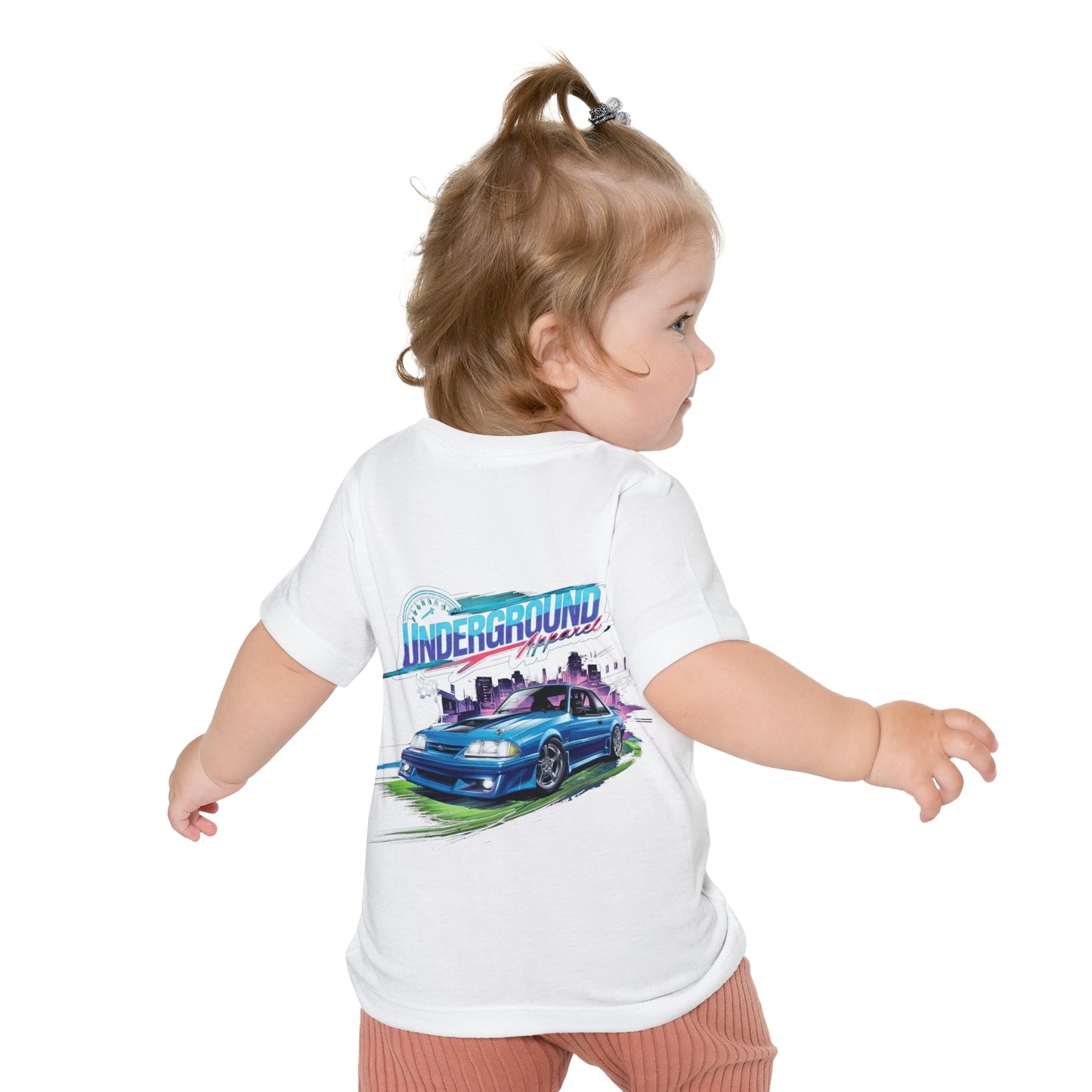 Baby T-Shirt — "Underground Racing" Retro Race Car Graphic