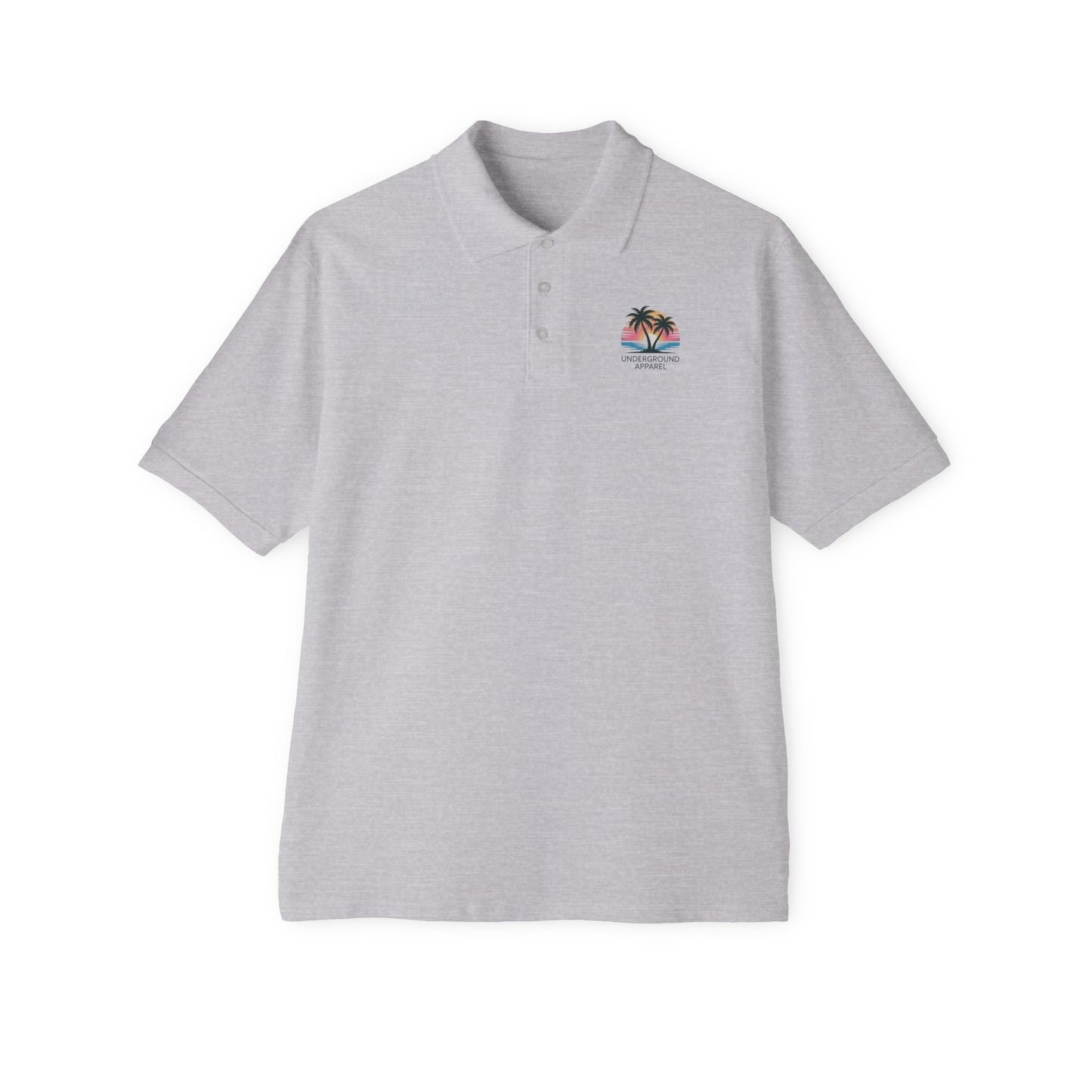 Underground Apparel Polo with Tropical Design