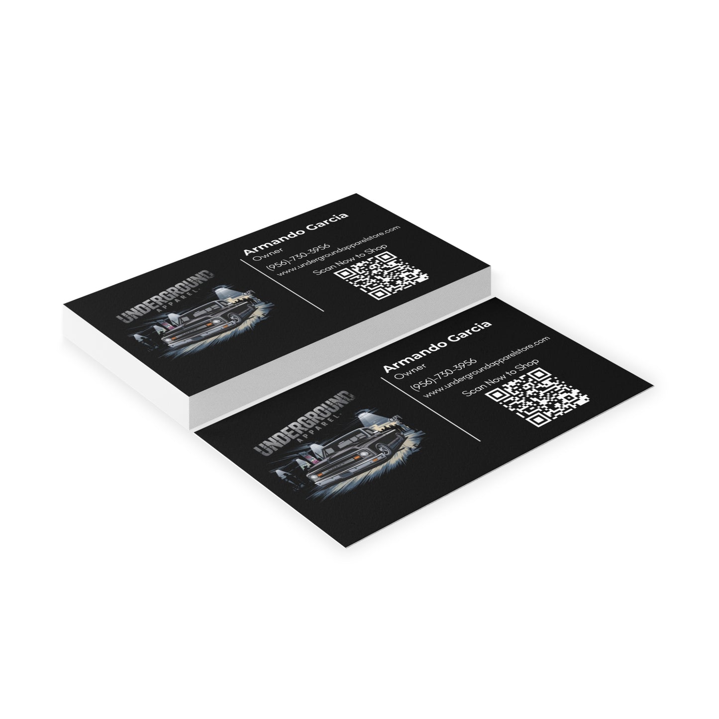 Underground Apparel Business Cards