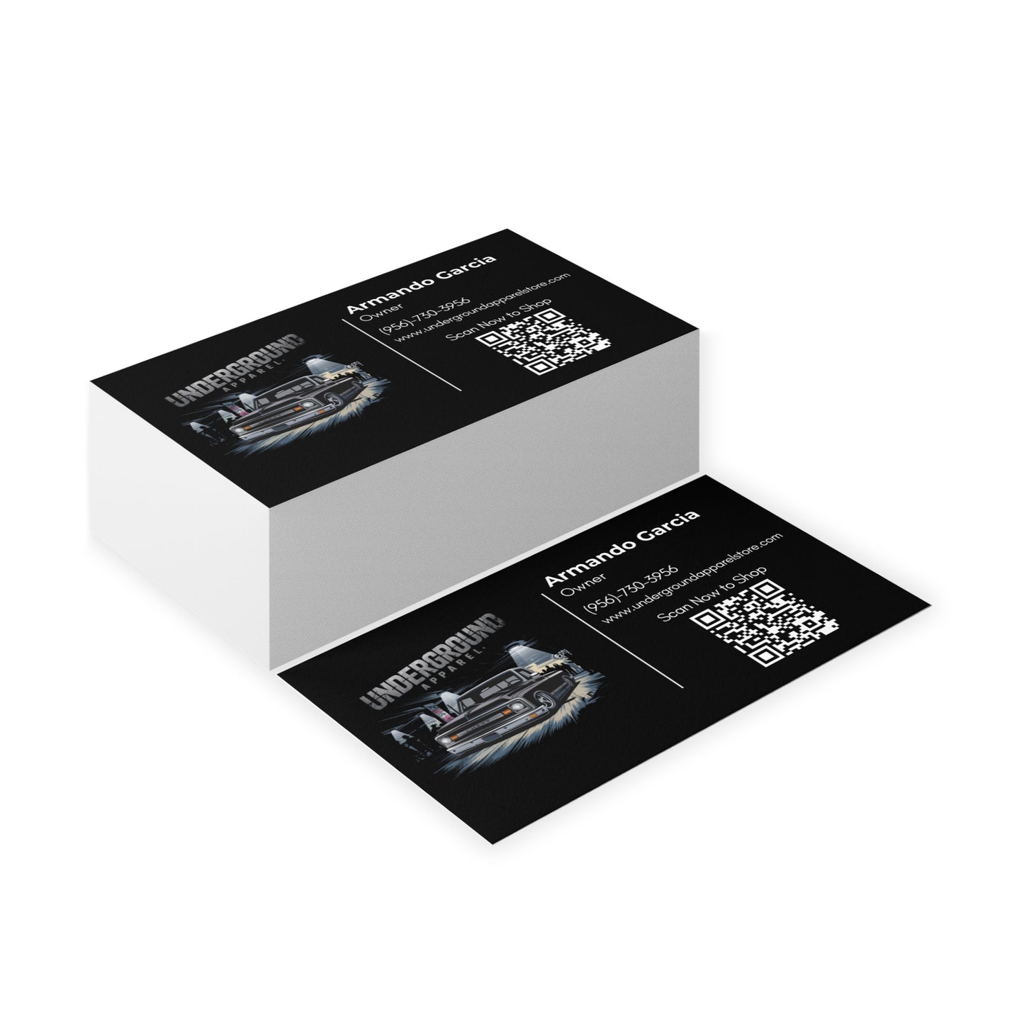 Underground Apparel Business Cards