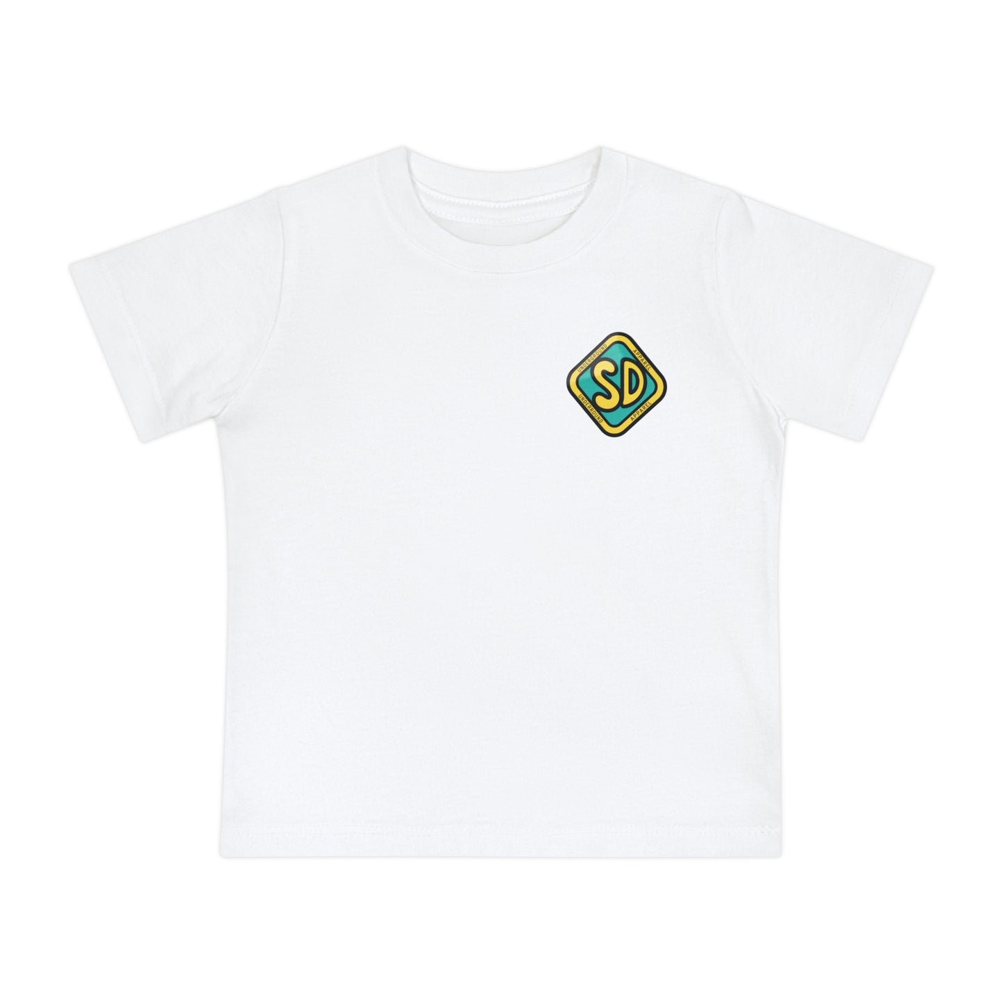 Underground Scobby Baby T-Shirt — Retro Mystery Van Graphic