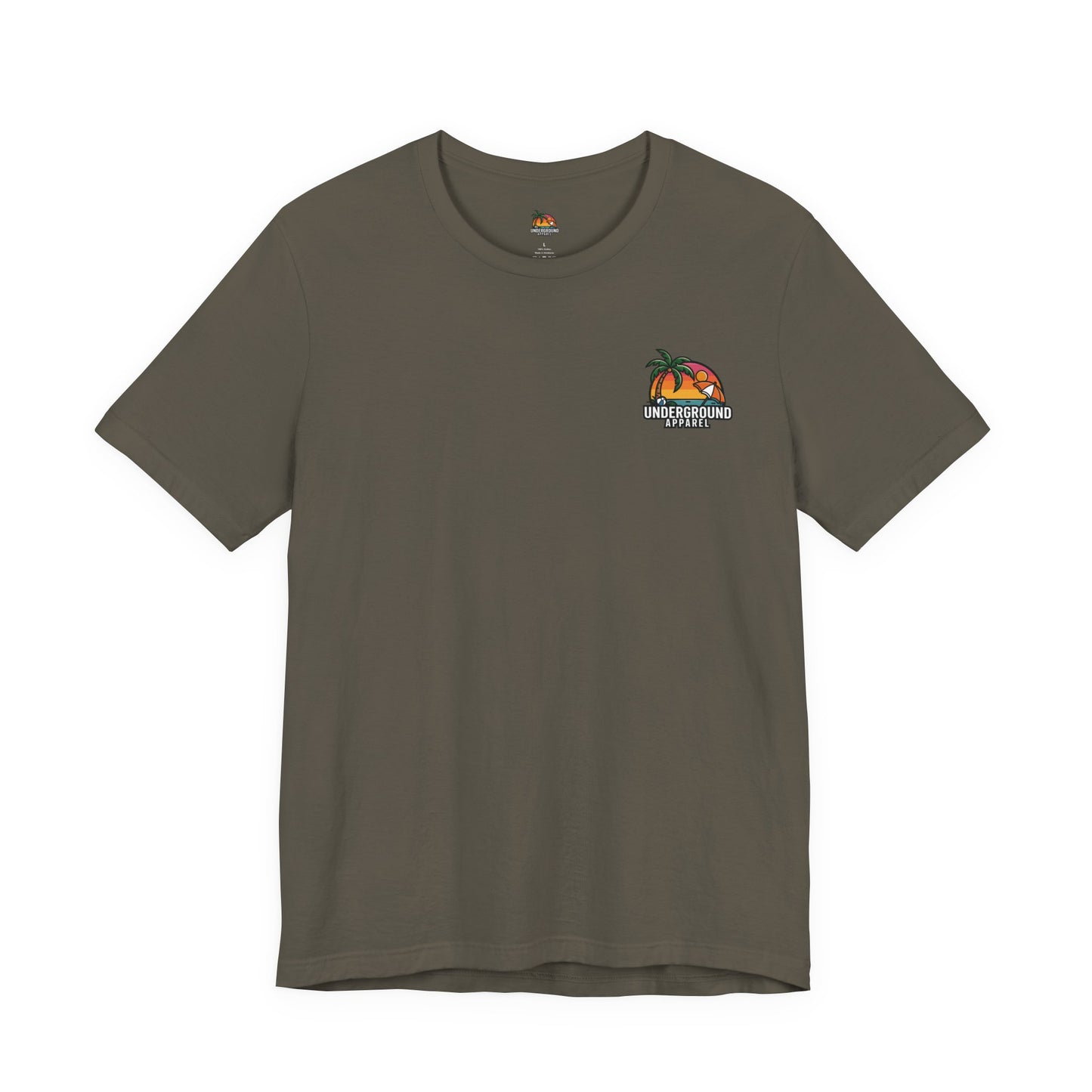 Classic Sunset Car Tee — "Underground Apparel" Tropical Streetwear CTS