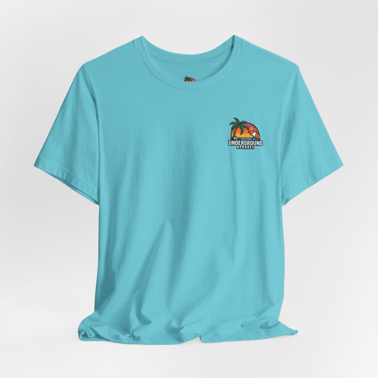 Classic Sunset Car Tee — "Underground Apparel" Tropical Streetwear CTS