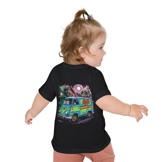 Underground Scobby Baby T-Shirt — Retro Mystery Van Graphic