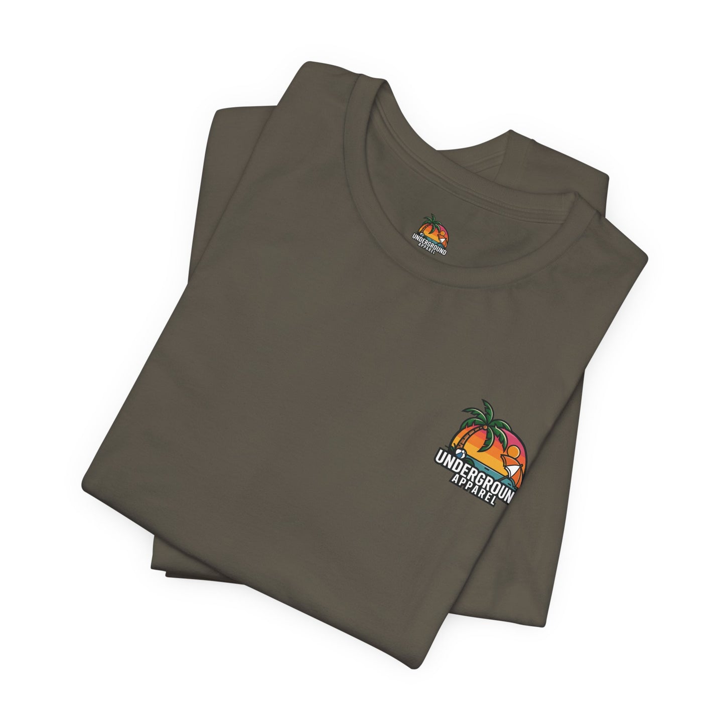 Classic Sunset Car Tee — "Underground Apparel" Tropical Streetwear CTS