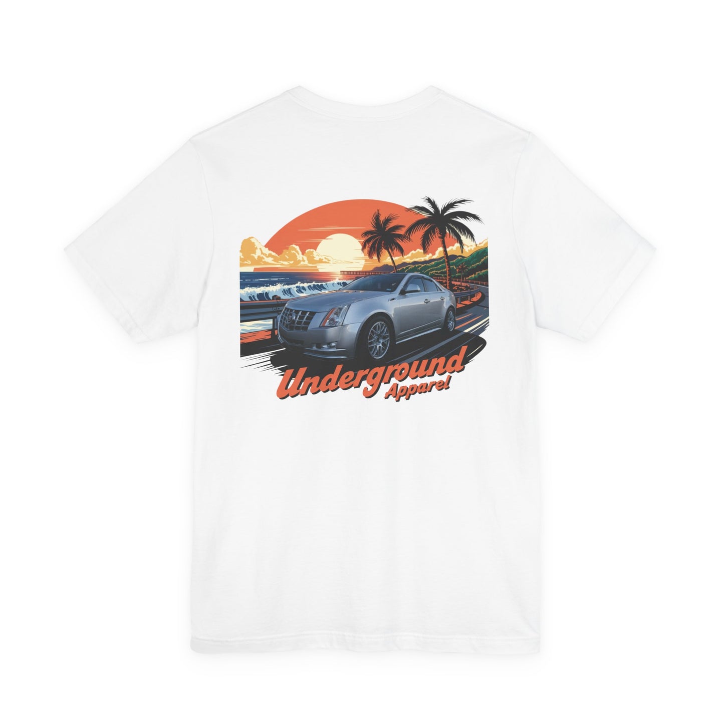Classic Sunset Car Tee — "Underground Apparel" Tropical Streetwear CTS