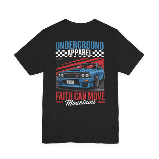 Faith Can Move Mountains Racing T‑Shirt