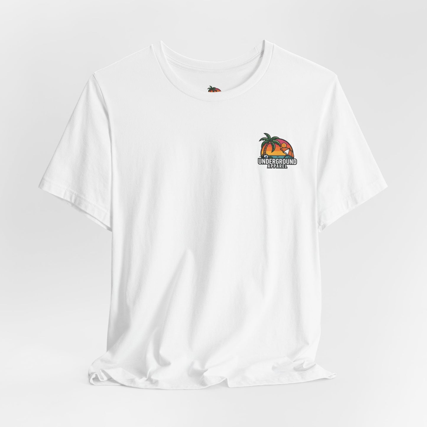 Classic Sunset Car Tee — "Underground Apparel" Tropical Streetwear CTS