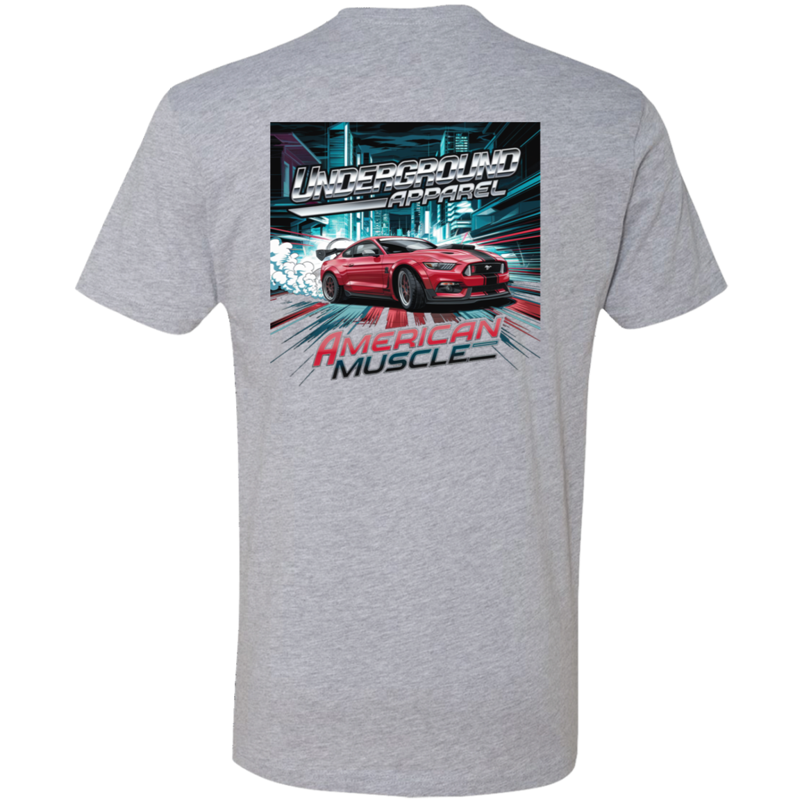 Underground Apparel Ruby Mustang Edition Car T-Shirt