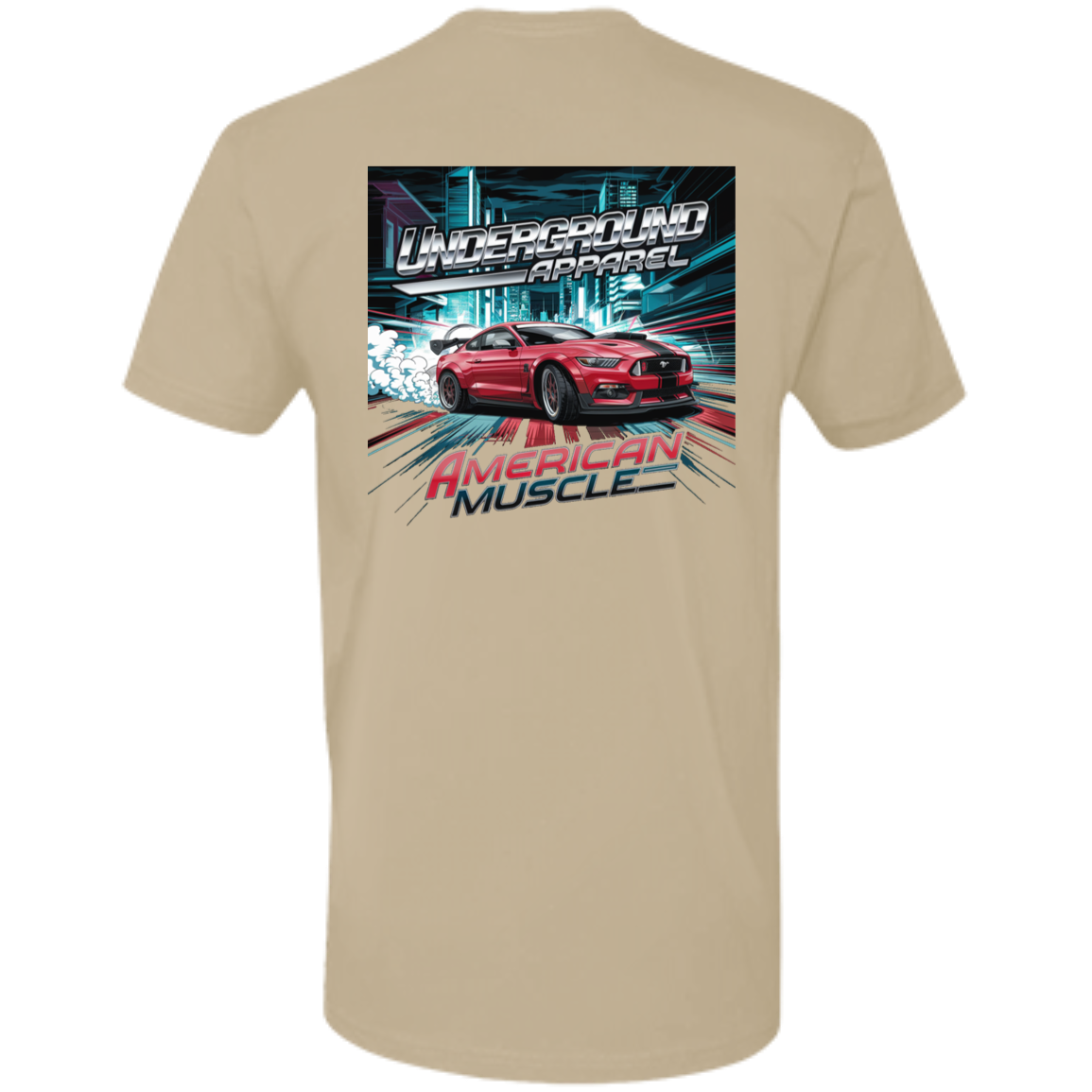 Underground Apparel Ruby Mustang Edition Car T-Shirt