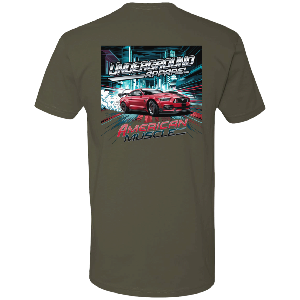 Underground Apparel Ruby Mustang Edition Car T-Shirt