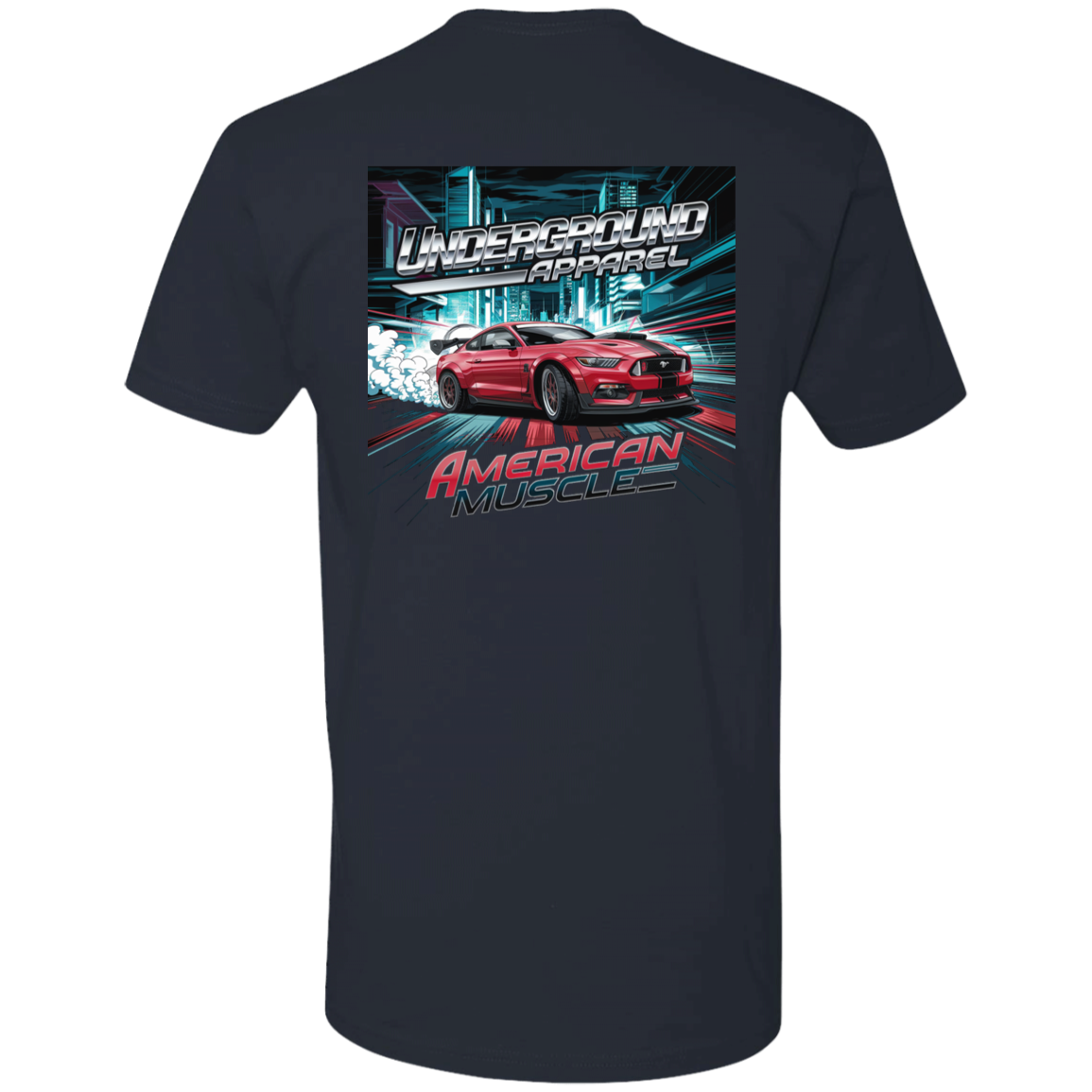 Underground Apparel Ruby Mustang Edition Car T-Shirt